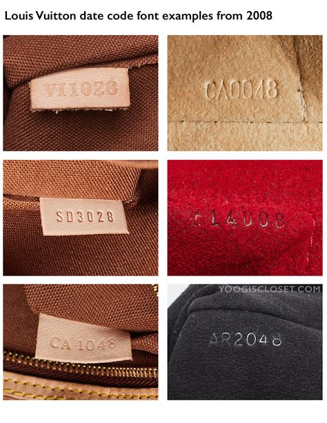 louis vuitton date stamps|Louis Vuitton factory codes.